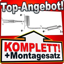 Auspuff für AUDI A6 2.4 und 2.8 bis 05.2001 Auspuffanlage