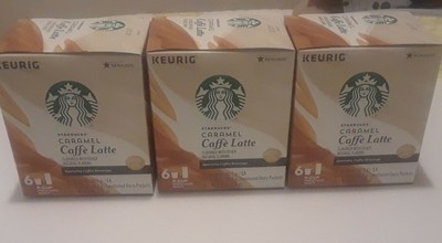 starbucks caramel caffe latte k cups
