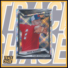 2022 Panini Elite Extra Edition BB Tyler Schweitzer Prime Numbers A 139/185