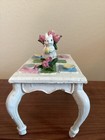 Miniature Metal Doll House Furniture Or Collectible Easter Table — photo 4