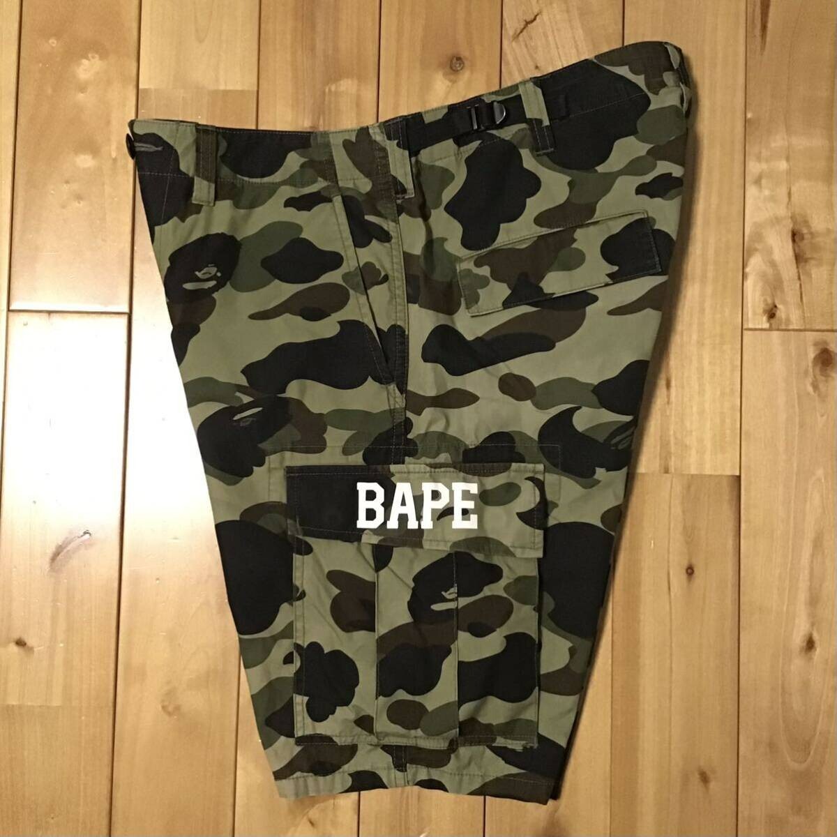 BAPE Cargo shorts 1st camo green A Bathing Ape Size M | eBay