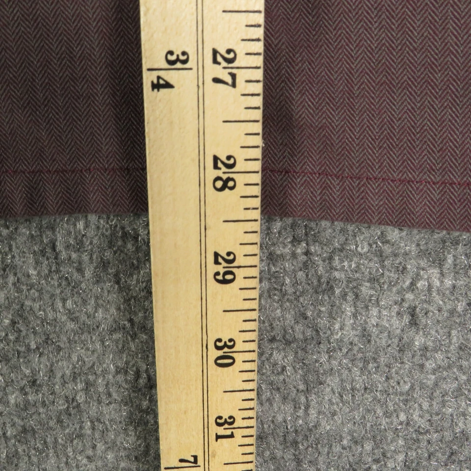 Camisa Dockers Para Hombre Púrpura Preppy Gruesa Algodón Abotonada Manga Larga Cuello Foto 4 de 4