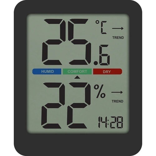 Soens Indoor Electronic Thermometer Wireless Electronic LCD Display
