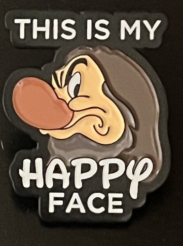 Maglietta Umoristica This Is My Happy Face – Nano Meme – Unisex 100% Cotone – Regalo Natale