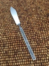 ESPLANADE Stainless Japan Leaves Scroll Black Acct BUTTER KNIFE SPREADER 6.5"