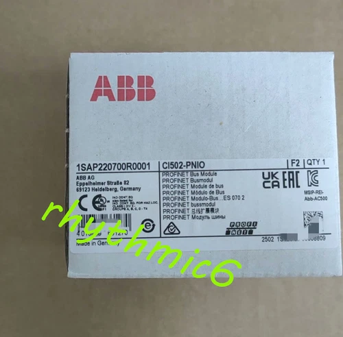 Nuevo módulo de interfaz de comunicación ABB CI502-PNIO 1SAP220700R0001 FedEx o DHL - Imagen 1 de 1