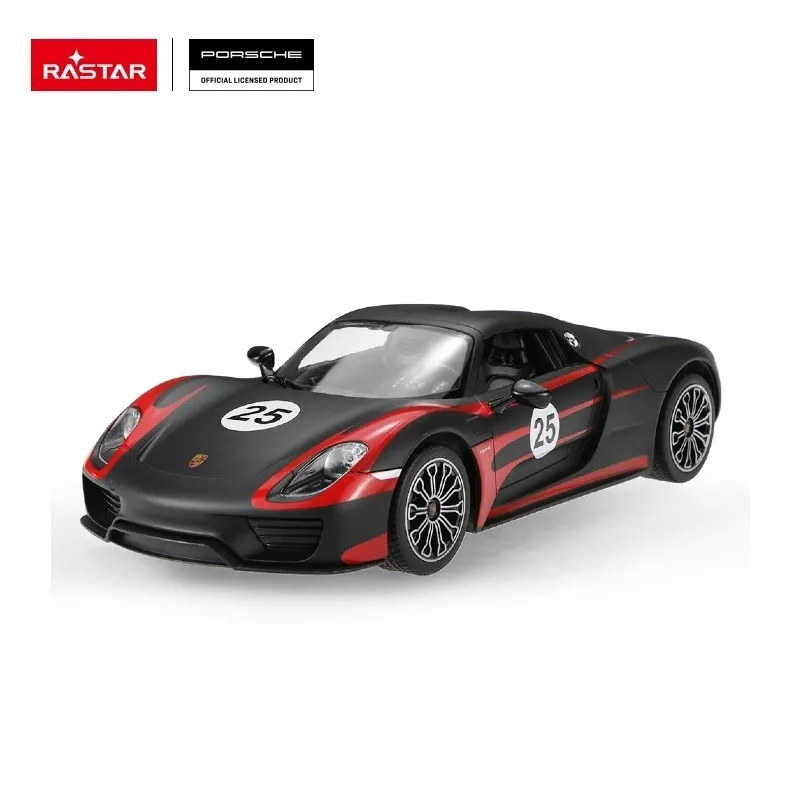 1/14 Rastar Porsche 918 Spyder RC Car Black