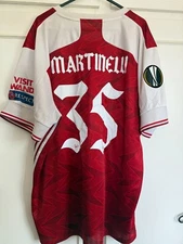 Arsenal 2019-2020 Martinelli Europa League home Football Shirt XXL Gunners 60311