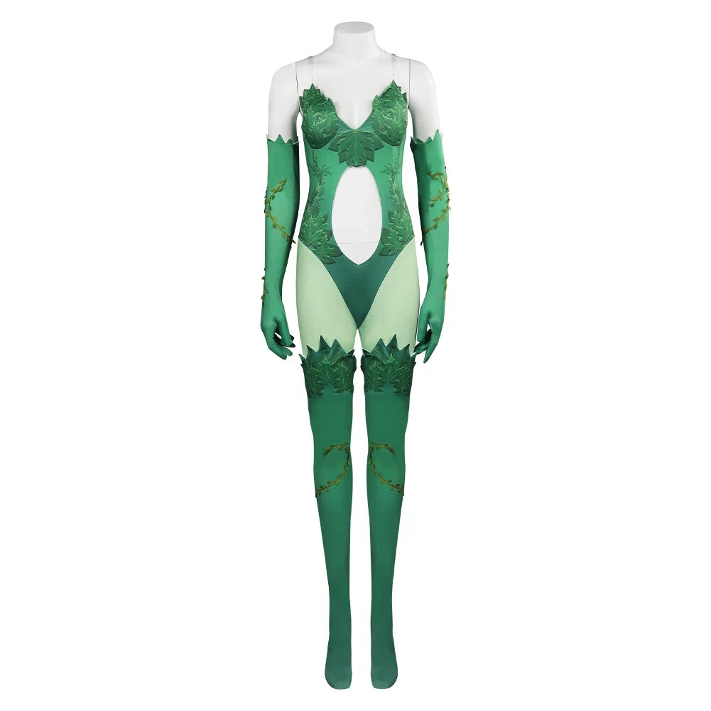 Superhero Poison Ivy Cosplay Costumes Pamela Lillian Isley