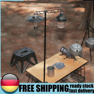 Lamp Stand Multi-purpose Lamp Support Holder with Storage Bag for Outdoor Picnic