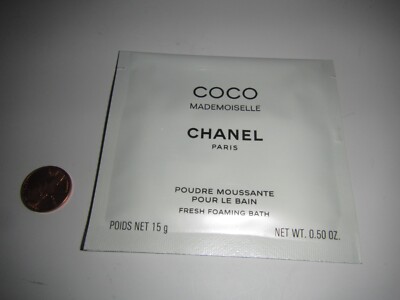 SEALED CHANEL COCO MADEMOISELLE FRESH PERFUMED FOAMING BATH.50oz/15gDISCONTINUED