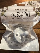 Ryan Rose Blue Cutie PAT Pacifier Teether Bulb Stage 1 Nipple -New Free Ship