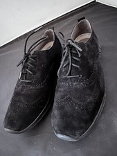 Cole Haan Zerogrand Women s Wingtip Suede Flat Shoes 8 B