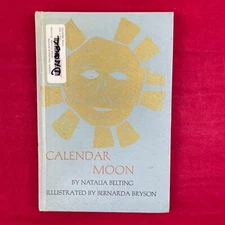 Vintage 1964 Calendar Moon Natalia Belting Hardcover Book - Discard