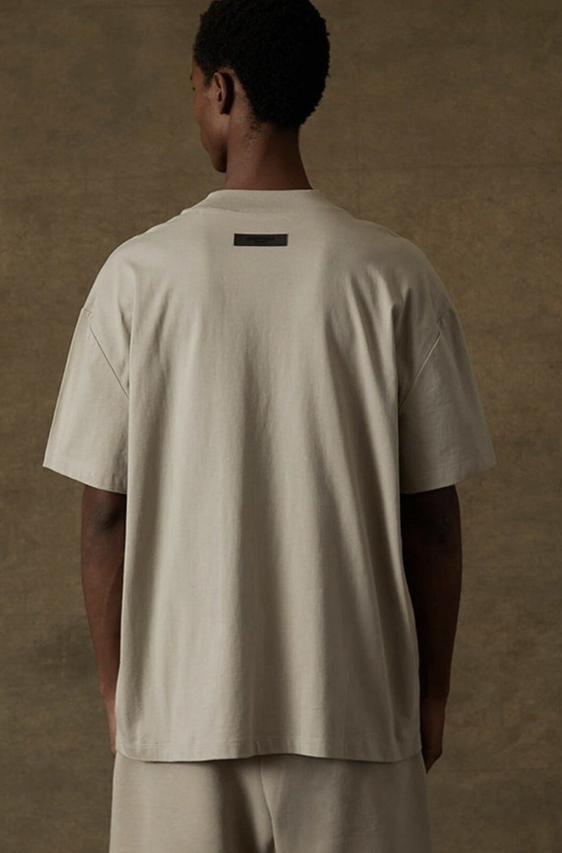 Fear of God Essentials Short Sleeve T-Shirt Smoke Grey Men