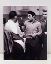 ELVIS PRESLEY AUTHENTIC ORIGINAL 8x10 PHOTO 1958 KING CREOLE +Letter from JAT
