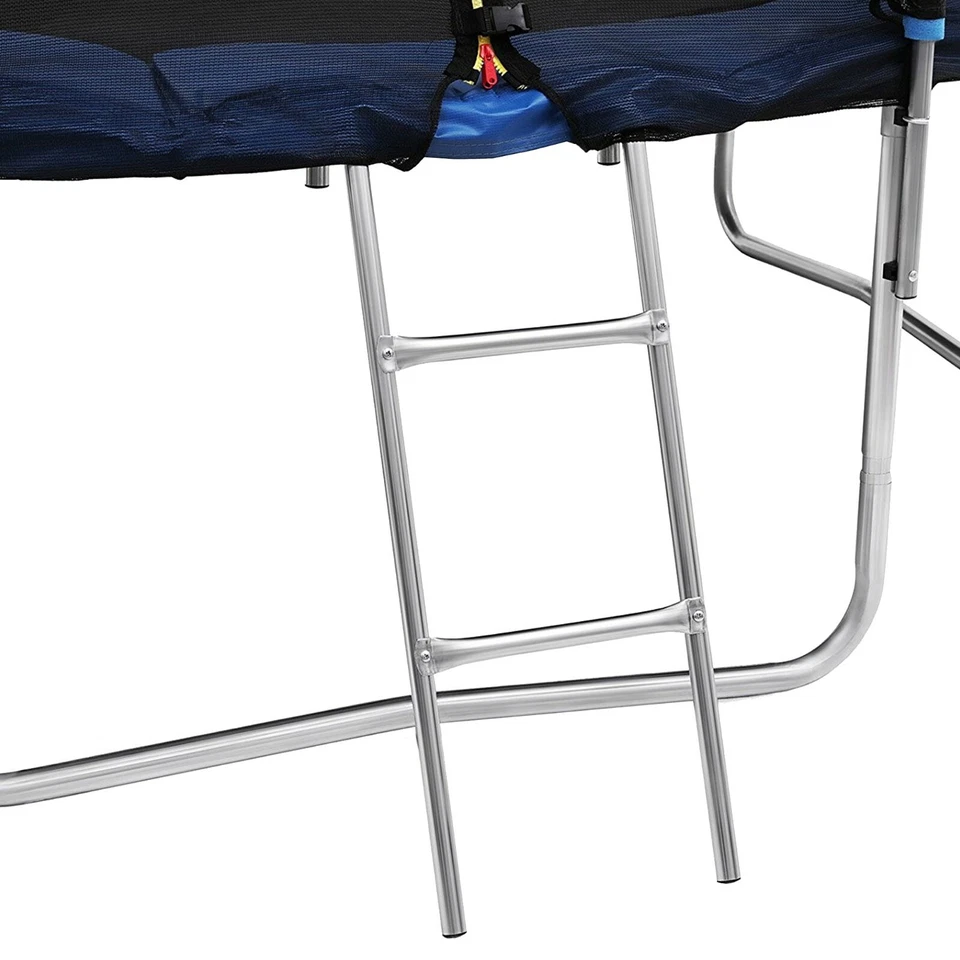 Trampolino 305 cm tappeto elastico da giardino esterno sport bambini rete sicura - Immagine 2 di 4