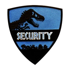 Jurassic Security Shield Hook Fastener Patch (JS1)