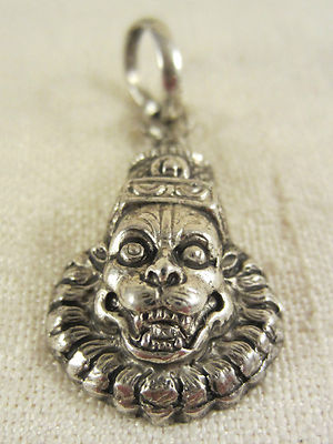 SRI NARASIMHA-DEVA NARA SIMHA SINGHA DEVA MINI MEDALLION AMULETT MAYAPUR KAVACA