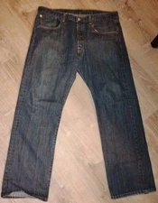 Levi's 501 Button Fly Men's Blue Denim Jeans