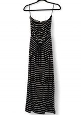 NWT J. Crew Navy and White Stripe Strapless Dress Womens Size XS
