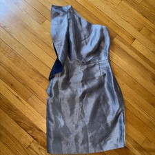 Halston Heritage Women's One Shoulder Mini Dress Size 0