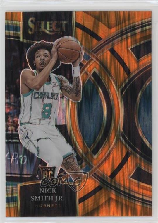 2023-24 Panini Select Premier Level Orange Flash Prizm Nick Smith Jr #119 5y7