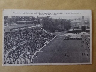 Stadionpostkarte Nippert Stadium Cincinnati Ohio USA 1937 o. Nr. Hamm