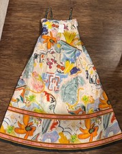 NWT Caroline Constas Anthropologie Maxi Dress Gelato Resort Euro Summer XS