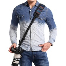 Camera Neck Strap with Quick Release and Safety Tether, Adjustable Camera Sho...