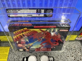 1994 SNES Super Metroid VGA 80 NM SEALED Phantoon Early Production WATA PSA 9.4