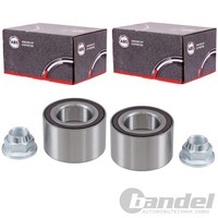 2X A.B.S. RADLAGER-SATZ Mit ABS-RING Hinten Passend FüR Porsche 911