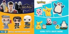 KINDER sorpresa GranSorpresa Harry Potter Pokemon 2025 nuova nel guscio - scegli