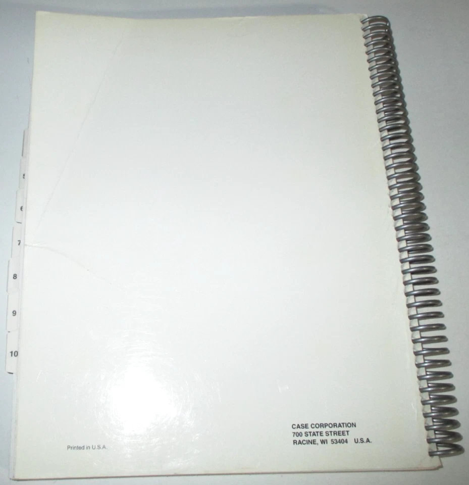 Case IH Steiger STX275 STX325 Tractor Operators Manual 6-6231 8-01 CIH ORIGINAL! - Image 4 of 4