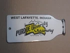 Vintage Purdue University Porcelain Sign Creamery Butter West Lafayette Indiana