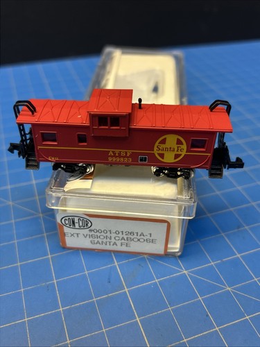 Modelo de ferrocarril Con-Cor ATSF 999823 Santa Fe rojo visión extendida caboose escala N | Zustand: Used
