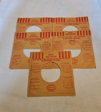 45 RPM 7" RECORD SLEEVES CO. SLEEVE 5 PACK SEE PHOTO EPIC Records SLV386 