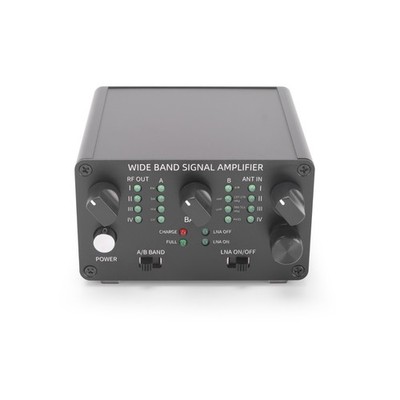 Multi-Band Antenna Signal Amplifier 4-channel switcher Low-noise adjustable gain