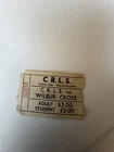 PATRICK EWING HIGH SCHOOL CRLS  VS WILBUR CROSS TICKET 80’s BASKETBALL