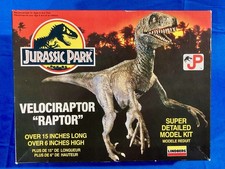 Lindberg 70272, Jurassic Park Velociraptor Plastic Figure Kit, Vintage