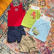 Vtg Retro Gymboree Osh Kosh B Gosh 3T /4 Summer Clothing Lot Shorts Tank Tops