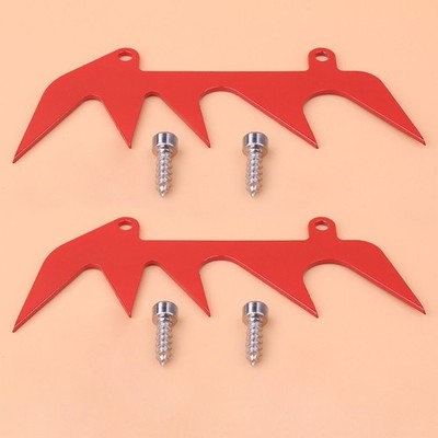Einsatz Zähne Stoßstangenspieß inkl. 4 Schrauben 2er Set/Posten einfache Inst