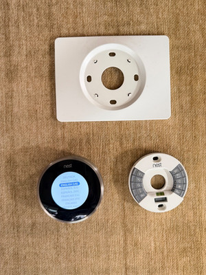 Nest 2nd Generation Silver Thermostat