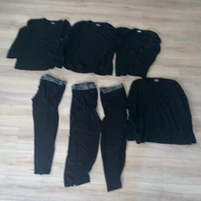 32 Degrees Heat Baselayer Active Lounge Pajama Legging Shirt Bundle 7 Piece