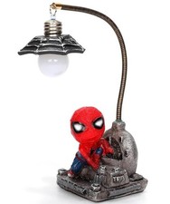 UK Cartoon Marvel Spiderman Sitting Desk Lamp Anime Gift Set Xmas 8X20 CM NEW