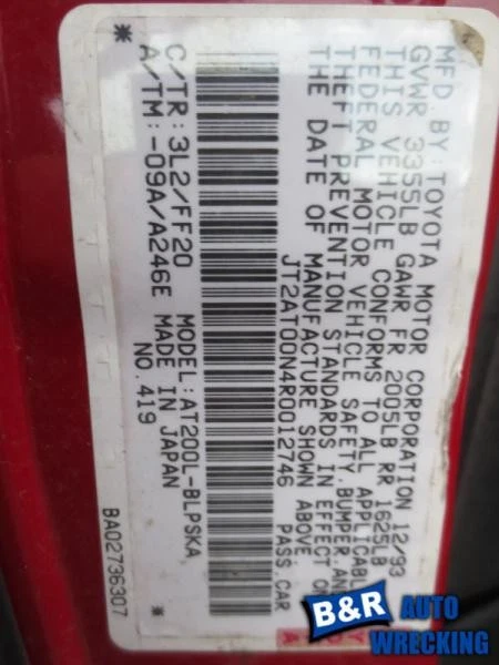 Starter Motor 7AFE Engine St 1.4kw Fits 94-97 CELICA 6211311 - Image 3 of 4