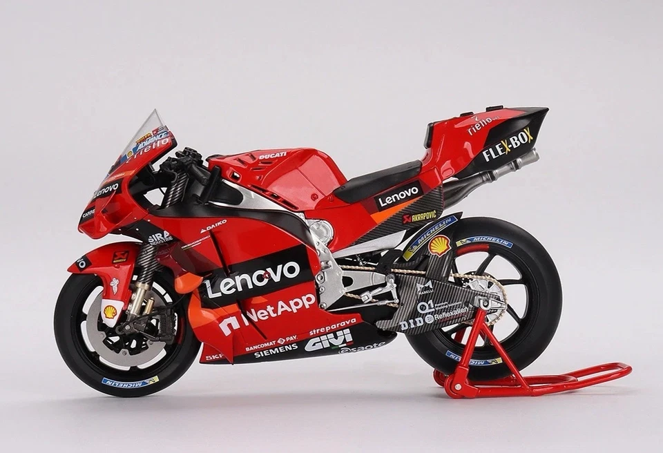 TRUE SCALE TSM 1:12 MODELLINO DUCATI DESMOSEDICI GP22 MILLER MOTOGP 2022 DIECAST - Immagine 4 di 4