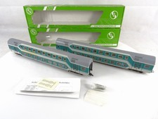 Sachsenmodelle 14429 und 14431 Doppelstockwagen der DB, sehr guter Zust. mit OVP