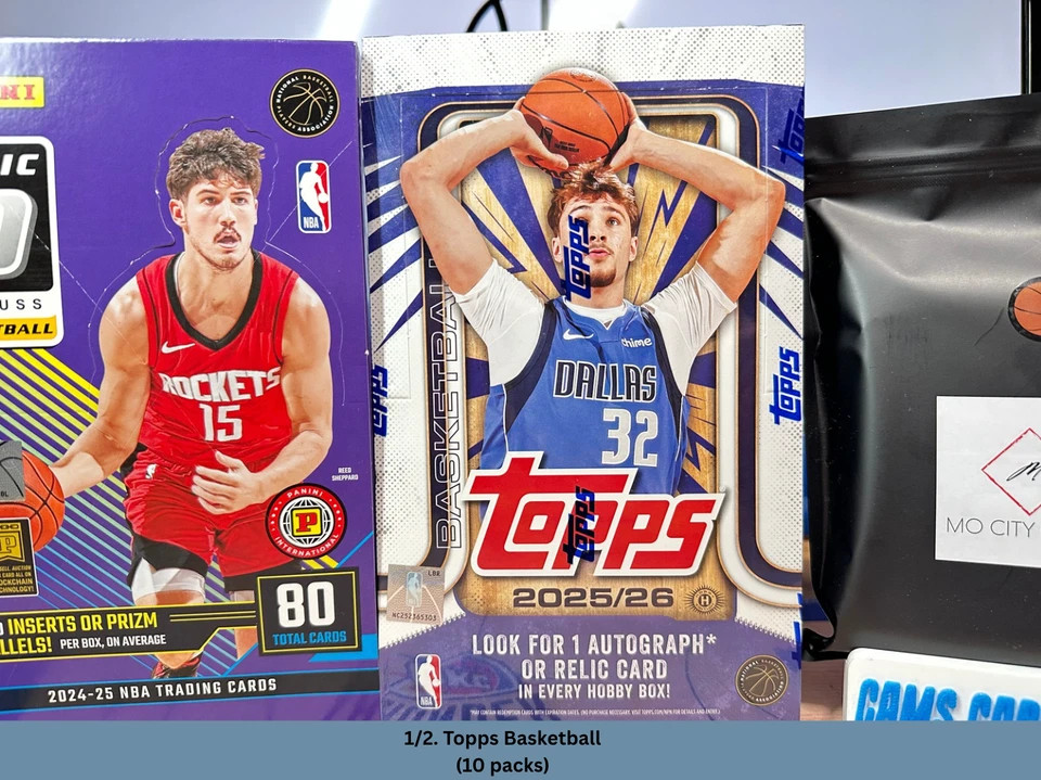 Philadelphia 76ers Hobby Box BREAK 23-26 NBA 1/2 Topps Basketball 1/4 Optic - Image 3 of 4