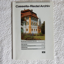 Casella-Riedel Archiv: Bamberg/Fränkische Sc...